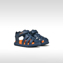 Geox sandale baieti Fusbetto Baby Quick Dry Water-resistant 20-27 Navy/Orange