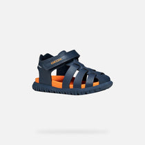 Geox sandale baieti Fusbetto Baby Quick Dry Water-resistant 20-27 Navy/Orange