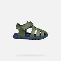 Geox sandale baieti Fusbetto Baby Quick Dry Water-resistant 20-27 Sage/Navy