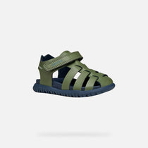 Geox sandale baieti Fusbetto Baby Quick Dry Water-resistant 20-27 Sage/Navy