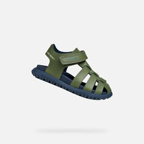 Geox sandale baieti Fusbetto Baby Quick Dry Water-resistant 20-27 Sage/Navy