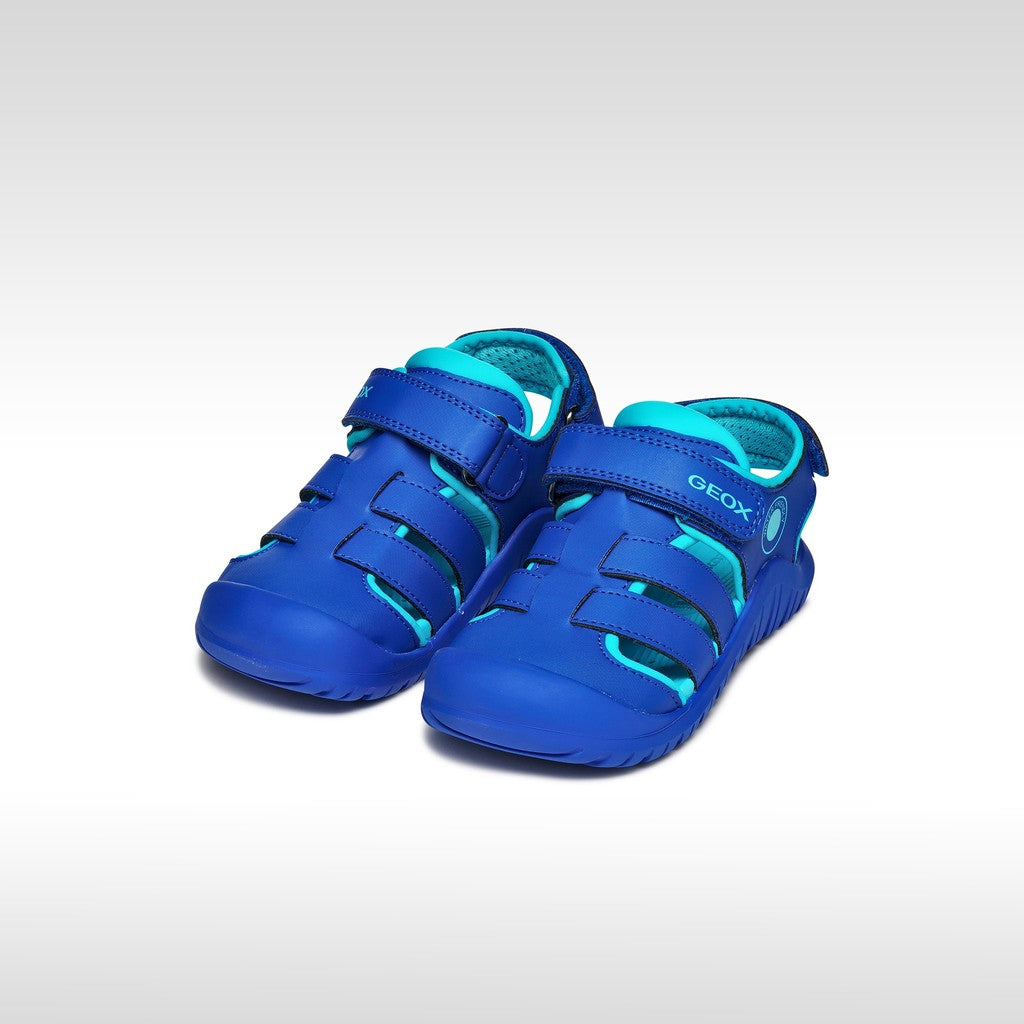 Geox sandale baieti Fusbetto Pro Junior Quick Dry Water-resistant 26-34 Royal/Light Blue