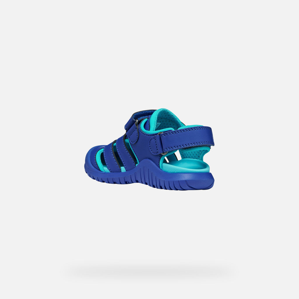 Geox sandale baieti Fusbetto Pro Junior Quick Dry Water-resistant 26-34 Royal/Light Blue
