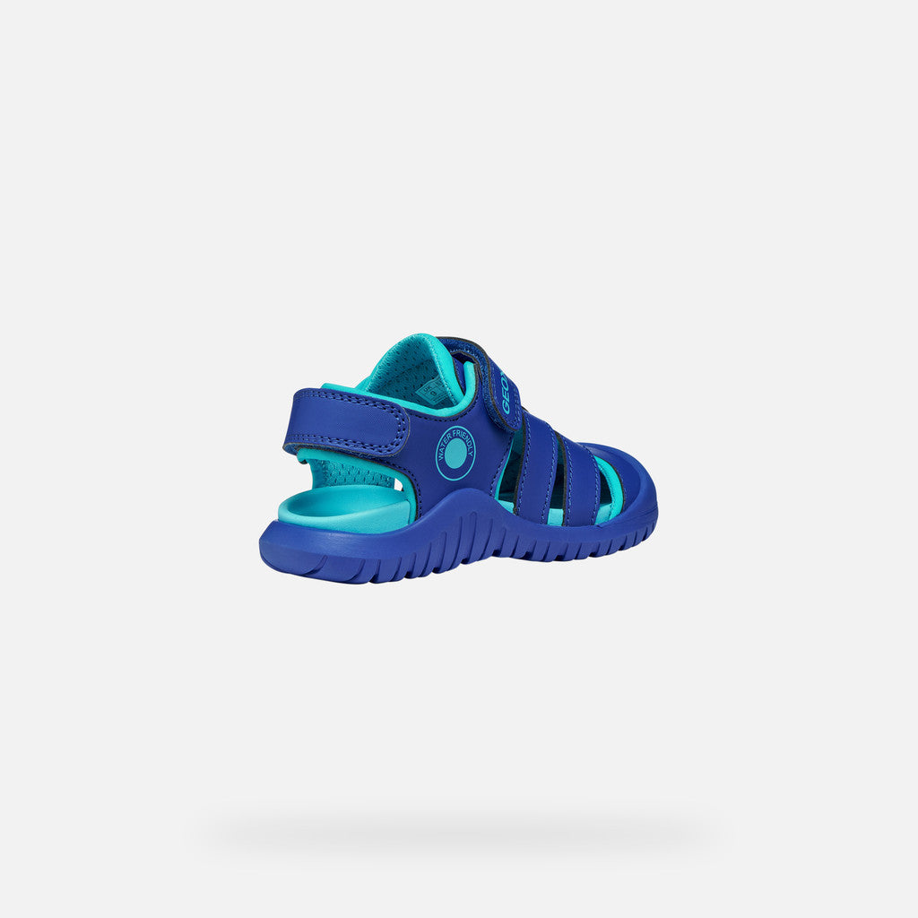 Geox sandale baieti Fusbetto Pro Junior Quick Dry Water-resistant 26-34 Royal/Light Blue