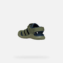 Geox sandale baieti Fusbetto Pro Junior Quick Dry Water-resistant 26-34 Sage/Navy