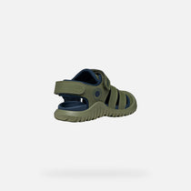 Geox sandale baieti Fusbetto Pro Junior Quick Dry Water-resistant 26-34 Sage/Navy