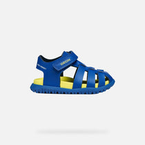 Geox sandale baieti Fusbetto Water-friendly Quick Dry Water-resistant 20-27 Royal/Lime