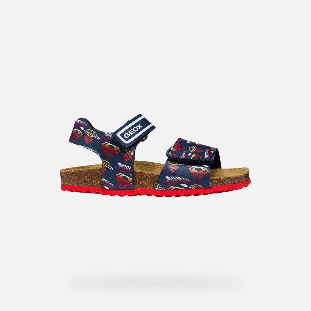 Geox sandale baieti Ghita 26-34 Superman Navy/Red