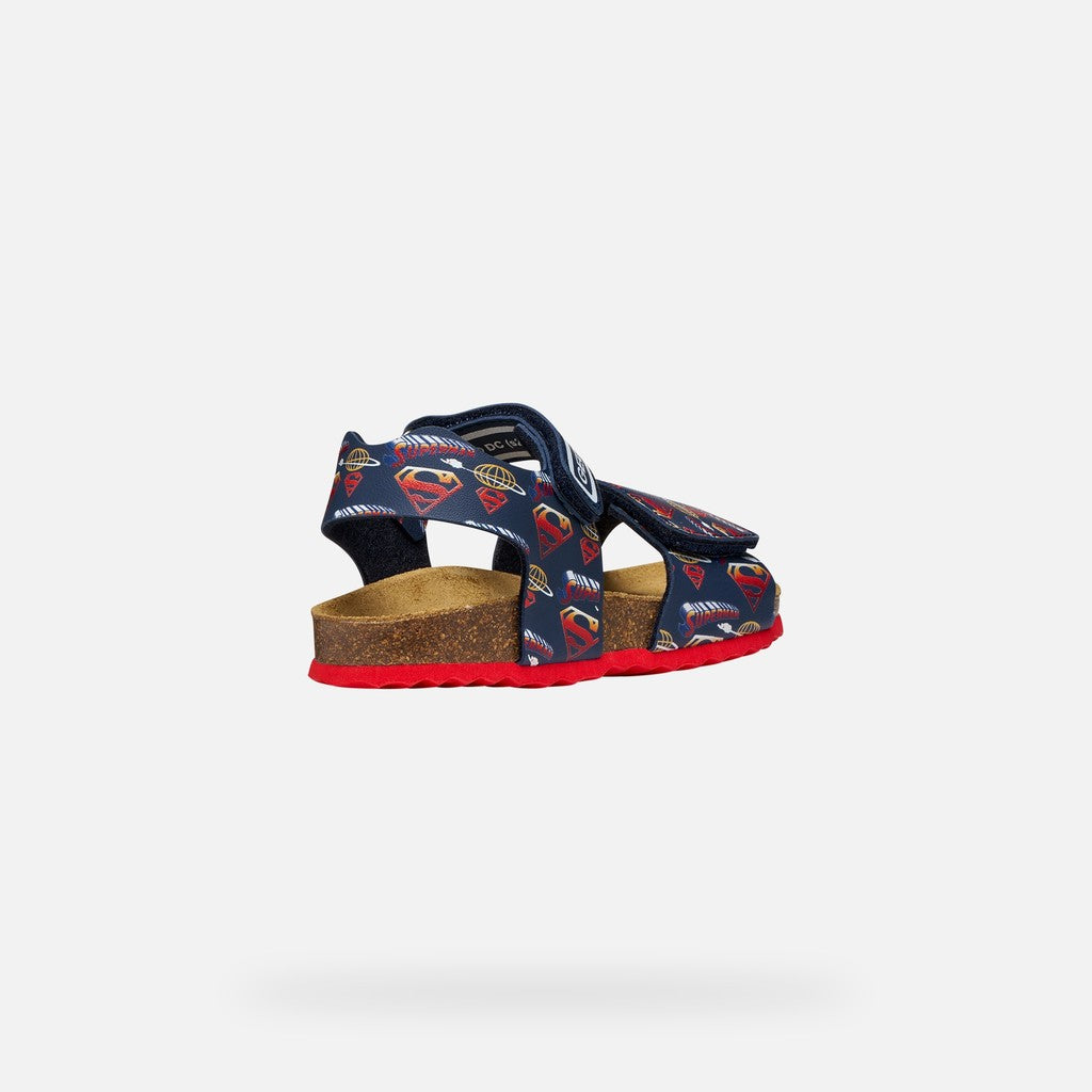 Geox sandale baieti Ghita 26-34 Superman Navy/Red