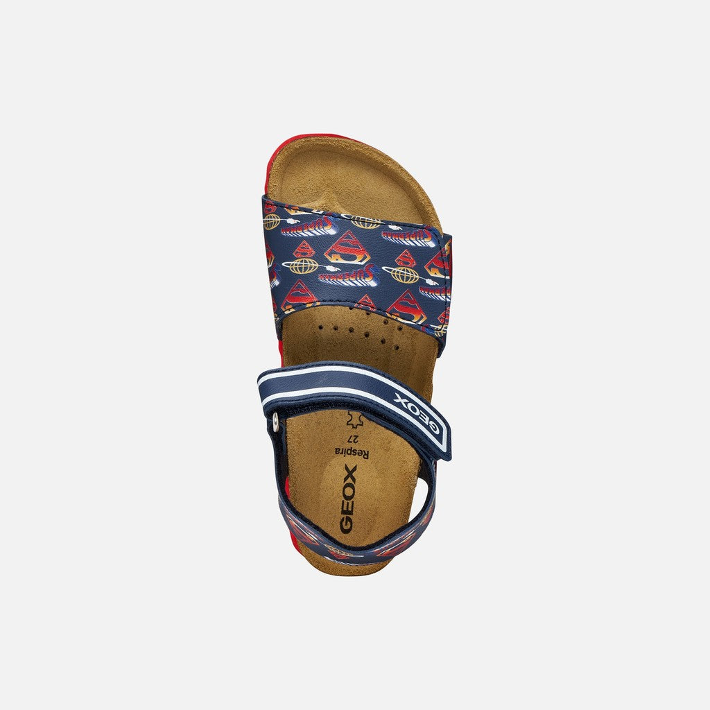 Geox sandale baieti Ghita 26-34 Superman Navy/Red