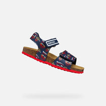 Geox sandale baieti Ghita 26-34 Superman Navy/Red