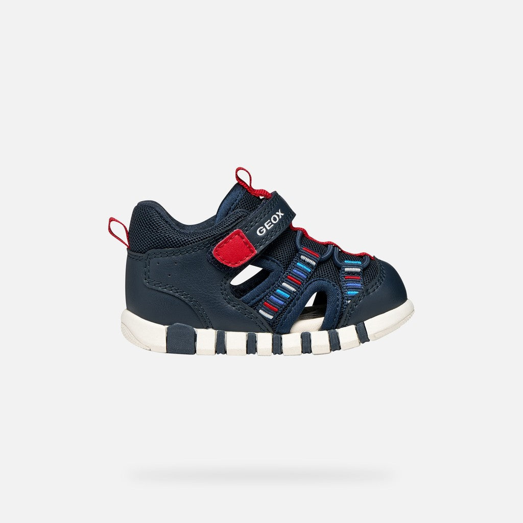 Geox sandale baieti Iupidoo Baby 18-26 Navy/Red Imagine secundară a produsului
