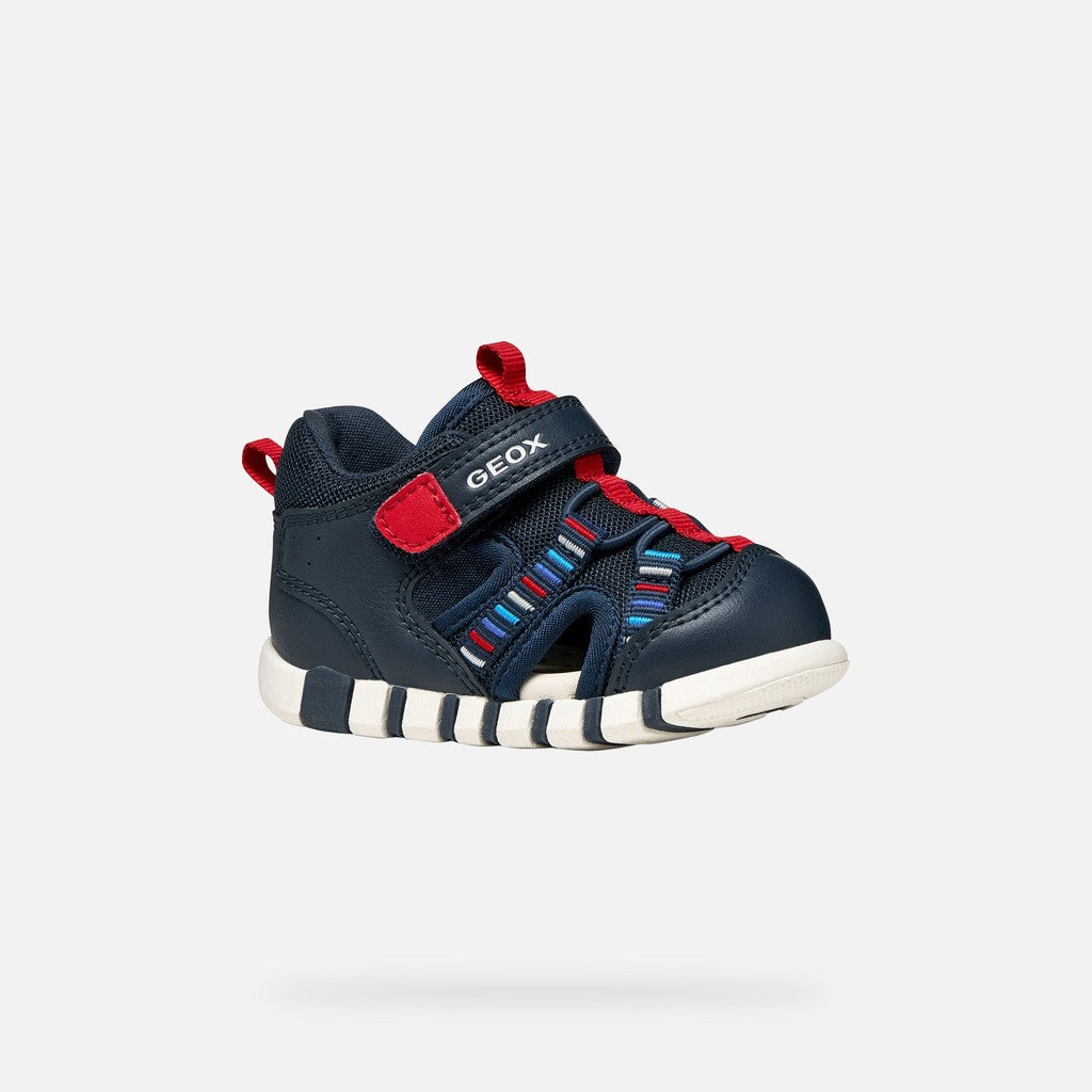 Geox sandale baieti Iupidoo Baby 18-26 Navy/Red Imagine principală a produsului