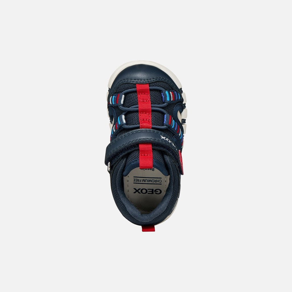 Geox sandale baieti Iupidoo Baby 18-26 Navy/Red