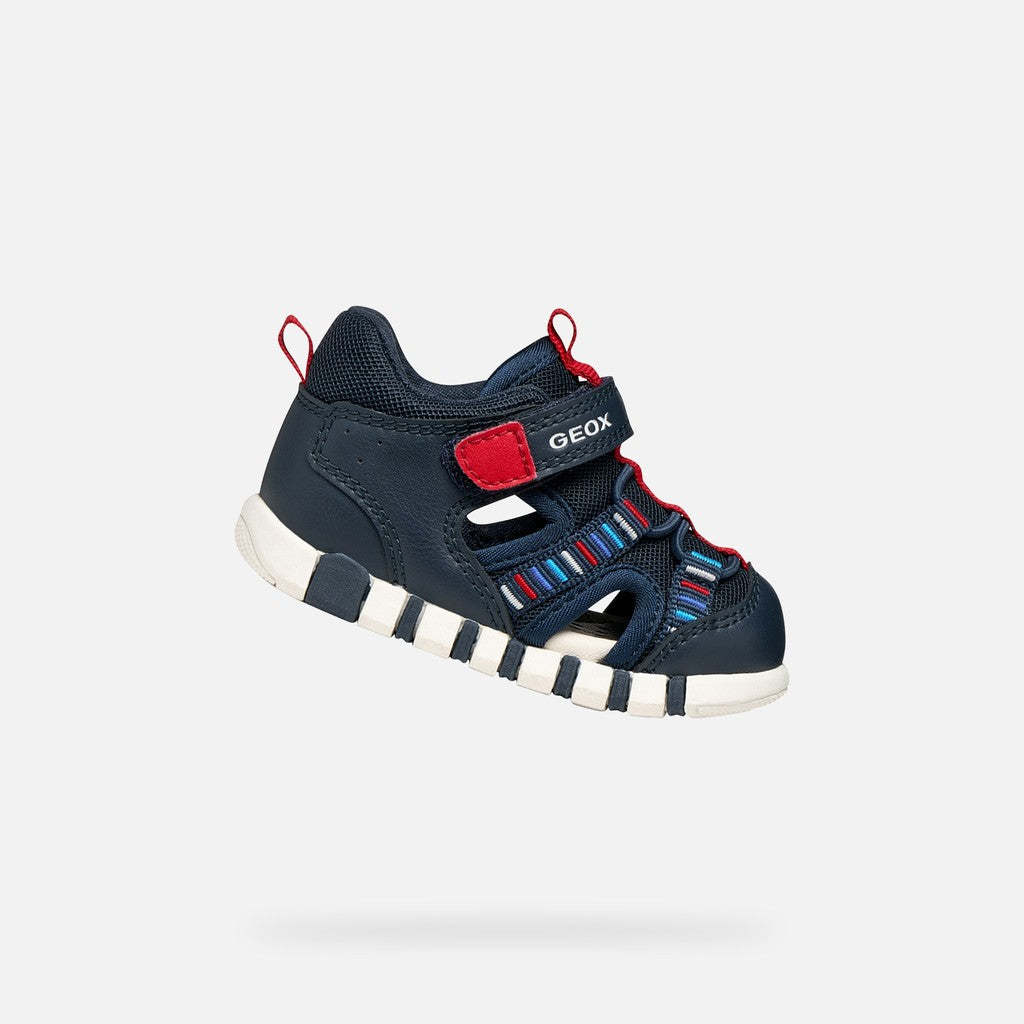 Geox sandale baieti Iupidoo Baby 18-26 Navy/Red