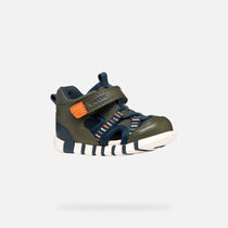 Geox sandale baieti Iupidoo Baby 18-26 Dark green/Orange