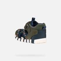 Geox sandale baieti Iupidoo Baby 18-26 Dark green/Orange