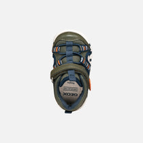 Geox sandale baieti Iupidoo Baby 18-26 Dark green/Orange