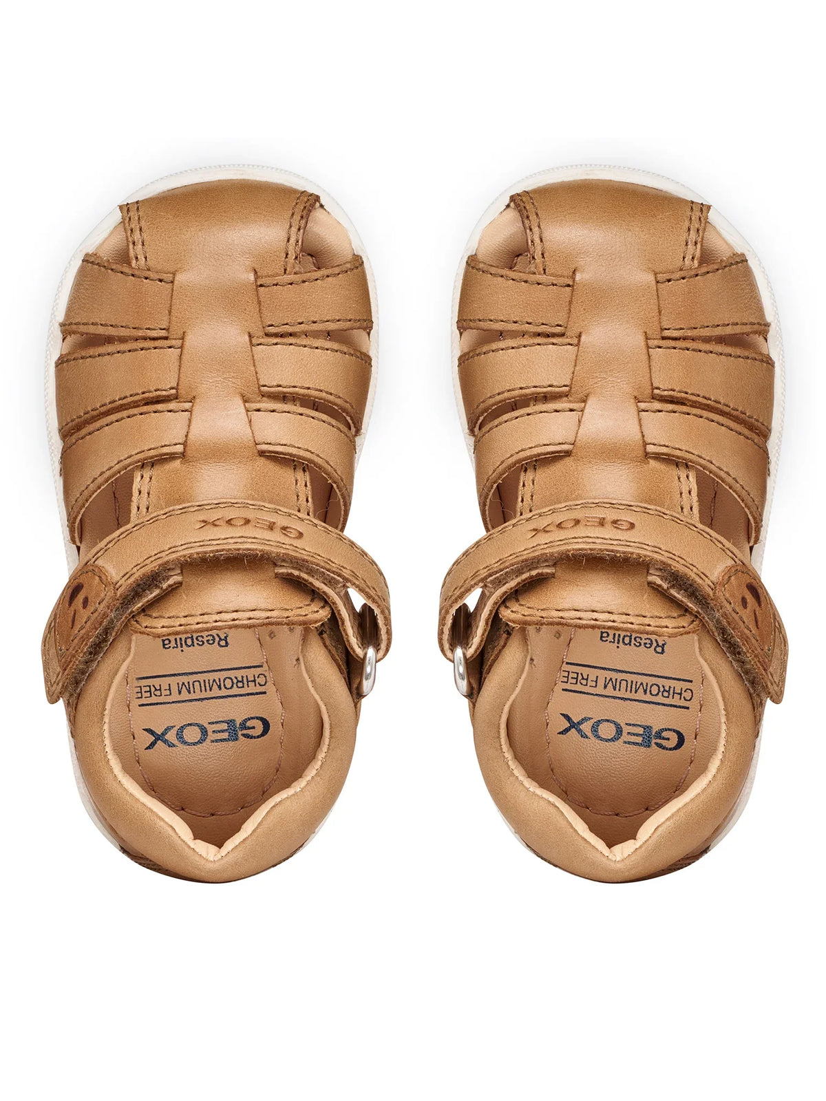Geox sandale baieti Macchia Baby 18-26 Whisky