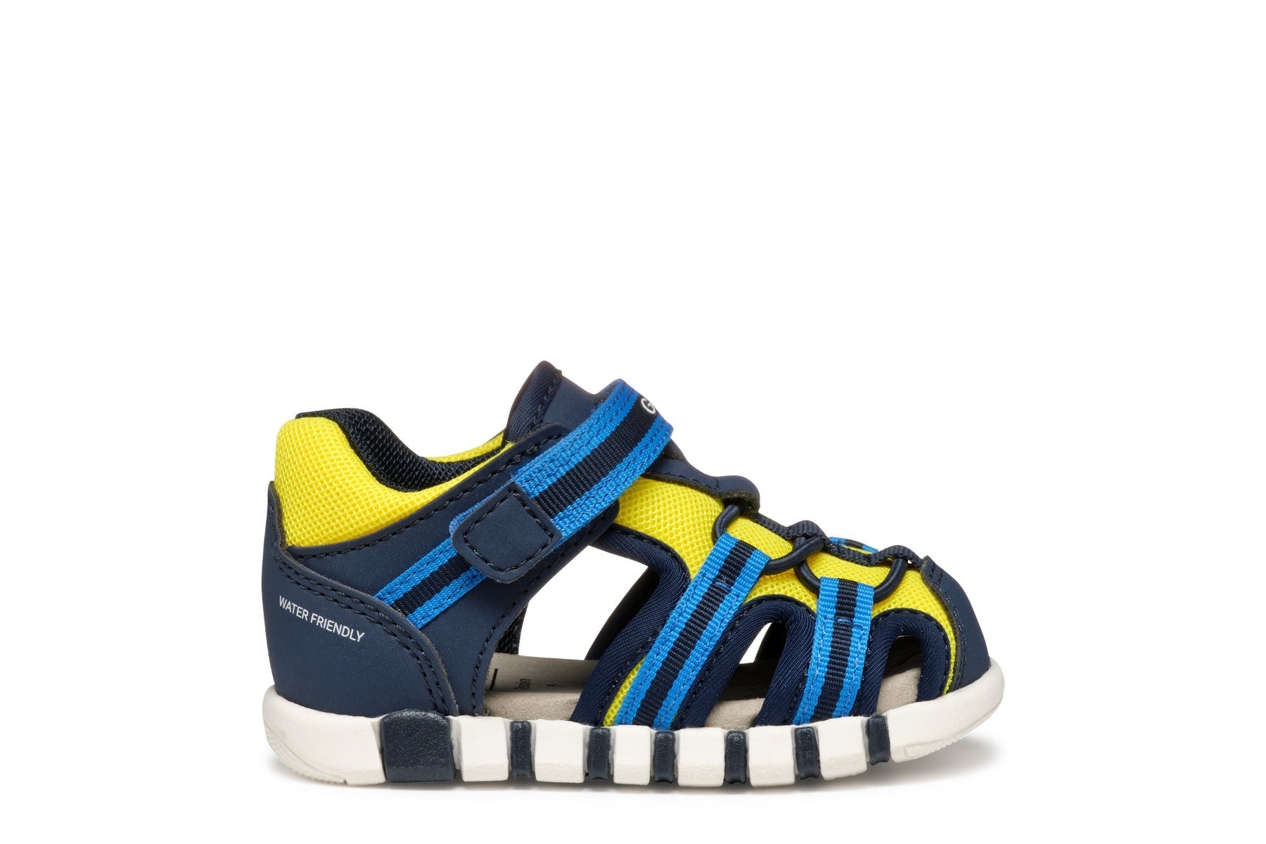 Geox sandale baieti WATER FRIENDLY 18-26 Iupidood Navy/Fluo Yellow Imagine secundară a produsului