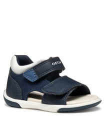 Geox sandale baieti Zapito Baby cu varf deschis 18-26 Navy/White