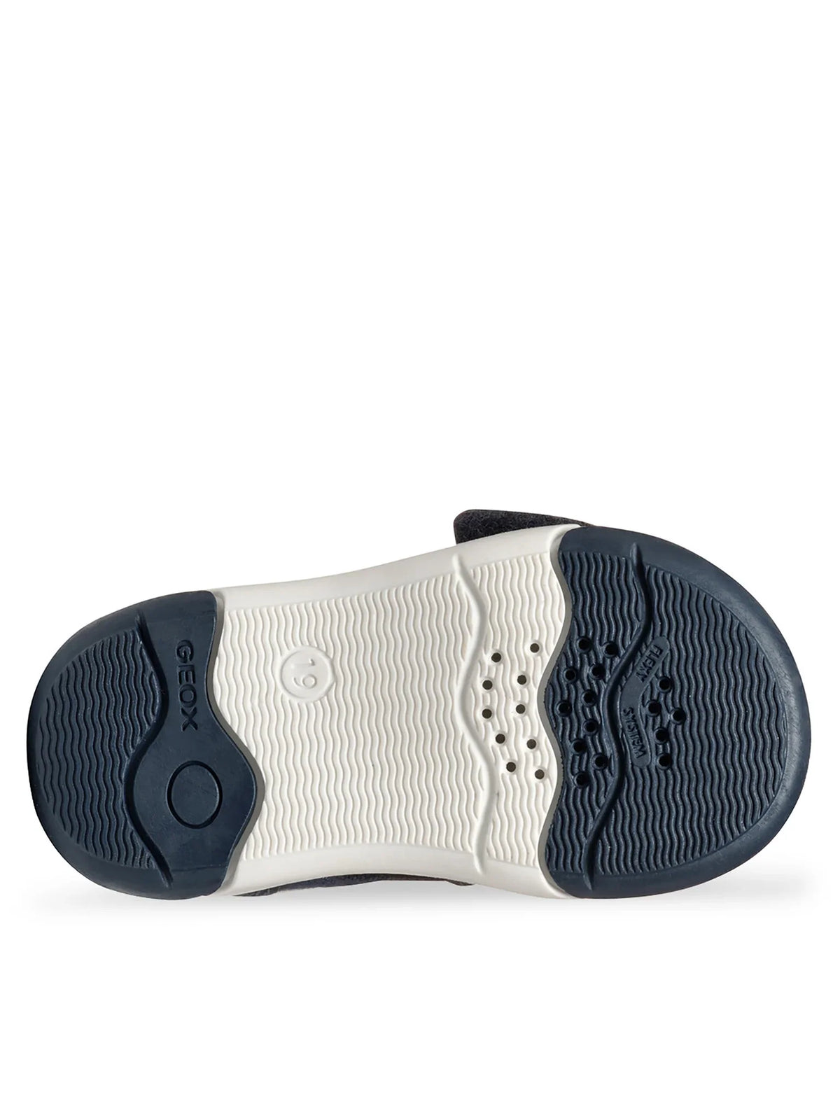 Geox sandale baieti Zapito Baby cu varf deschis 18-26 Navy/White