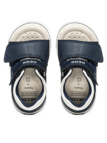 Geox sandale baieti Zapito Baby cu varf deschis 18-26 Navy/White