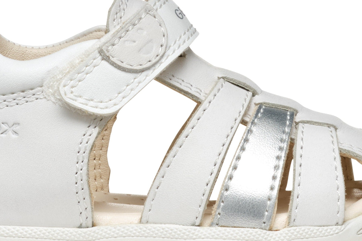 Geox sandale fete 18-26 Macchia White/Silver