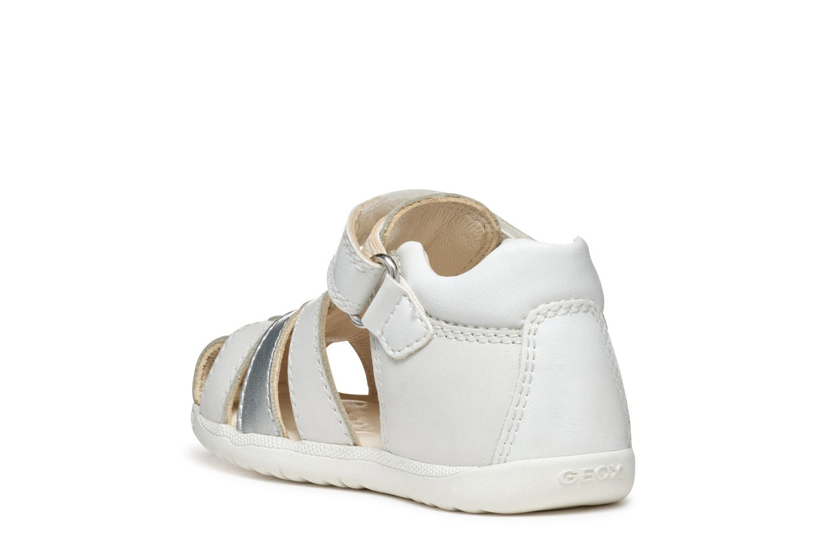 Geox sandale fete 18-26 Macchia White/Silver