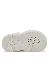Geox sandale fete 18-26 Zapito White/Multicolor cu mamarute