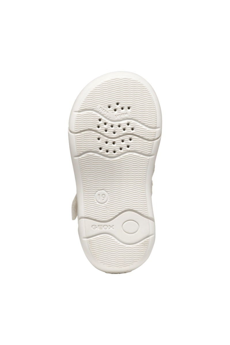 Geox sandale fete 18-26 Zapito White/Multicolor cu mamarute