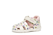 Geox sandale fete 18-26 Zapito White/Multicolor cu mamarute