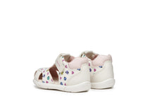 Geox sandale fete 18-26 Zapito White/Multicolor cu mamarute