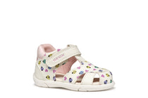Geox sandale fete 18-26 Zapito White/Multicolor cu mamarute