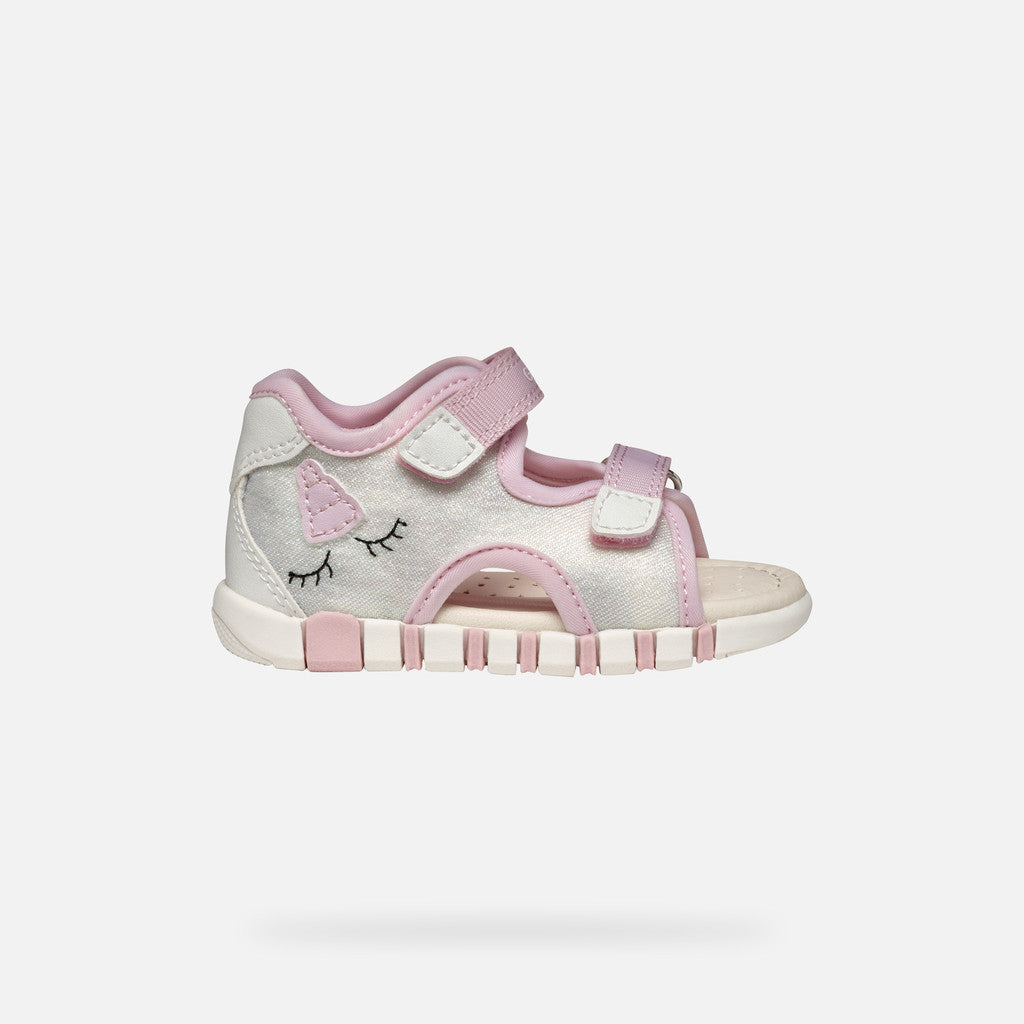 Geox sandale fete 19-26 Lupidoo Silver/Pink unicorn