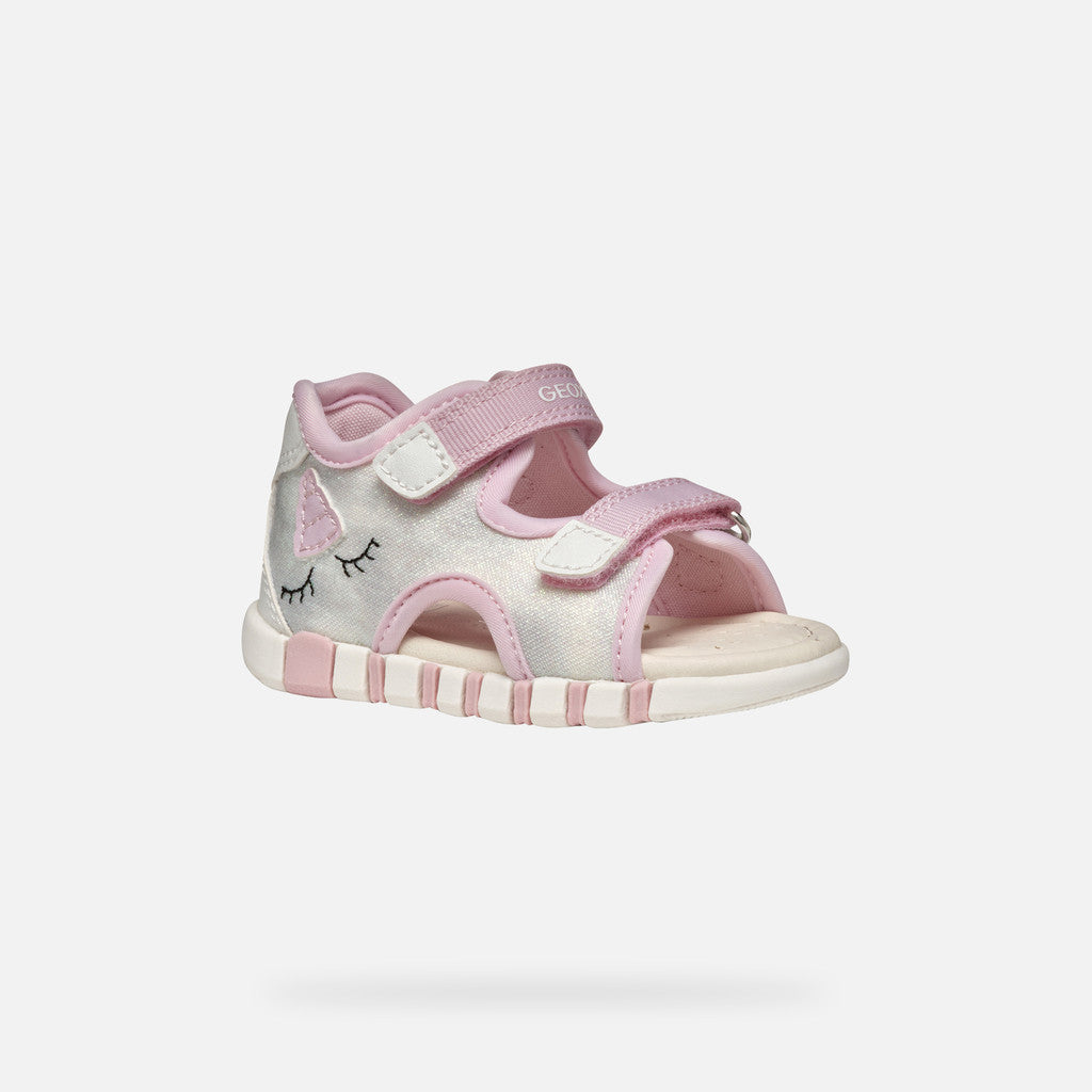 Geox sandale fete 19-26 Lupidoo Silver/Pink unicorn Imagine secundară a produsului
