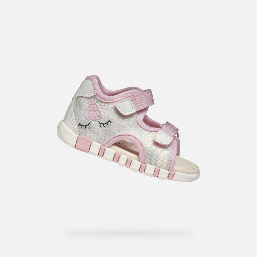 Geox sandale fete 19-26 Lupidoo Silver/Pink unicorn