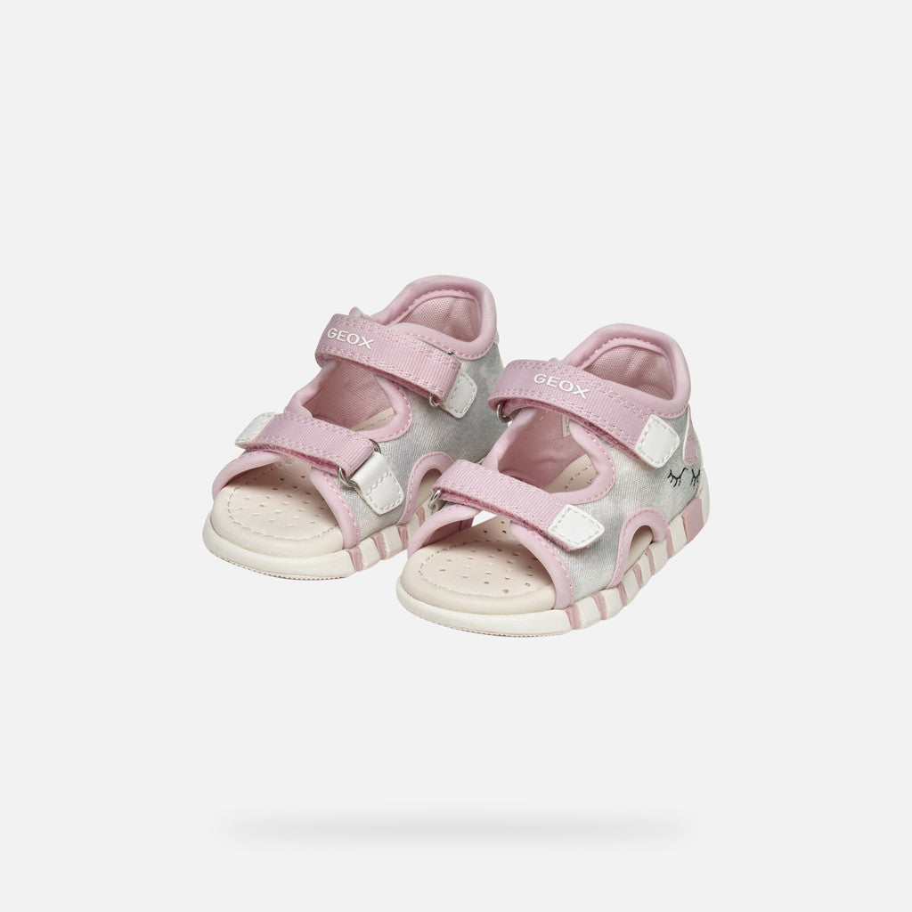 Geox sandale fete 19-26 Lupidoo Silver/Pink unicorn Imagine principală a produsului