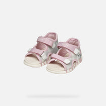 Geox sandale fete 19-26 Lupidoo Silver/Pink unicorn