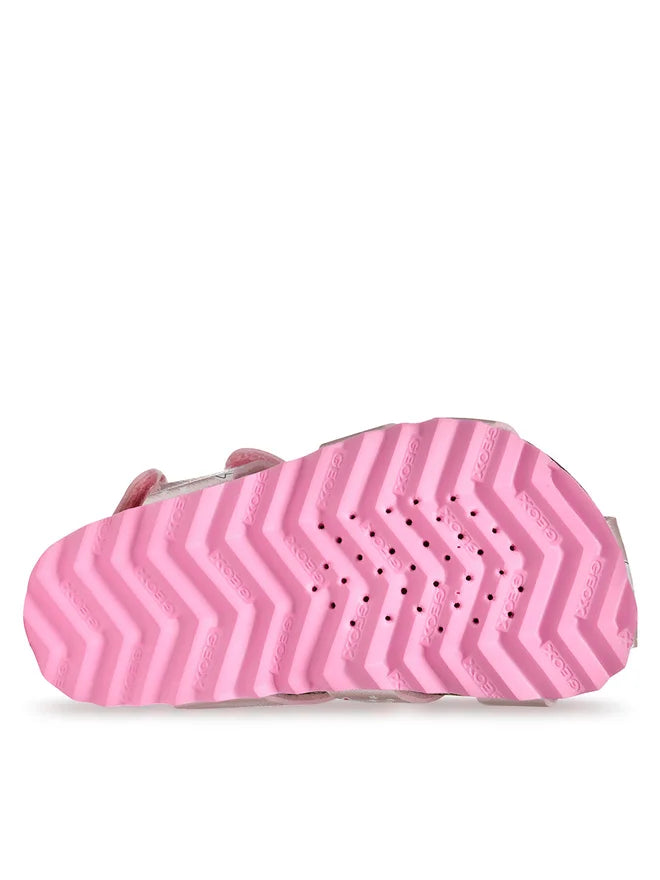 Geox sandale fete 24-27 Chalki Light pink cu balena alba
