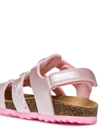 Geox sandale fete 24-27 Chalki Light pink cu balena alba