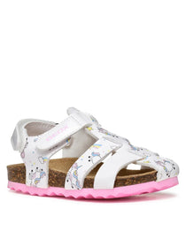 Geox sandale fete 20-23 Chalki White cu unicorn