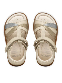 Geox sandale fete 24-27 Verred Ivory/Platinum