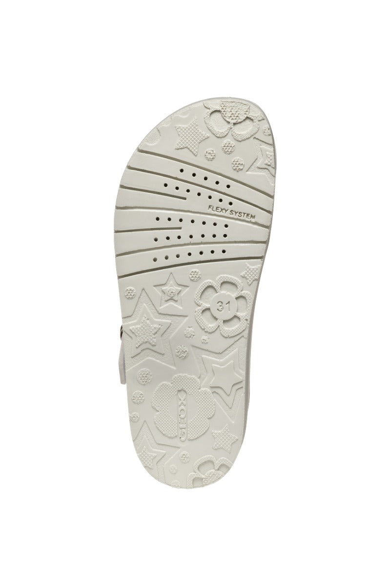 Geox sandale fete 28-33 Costarei White/Silver