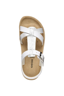 Geox sandale fete 28-33 Costarei White/Silver