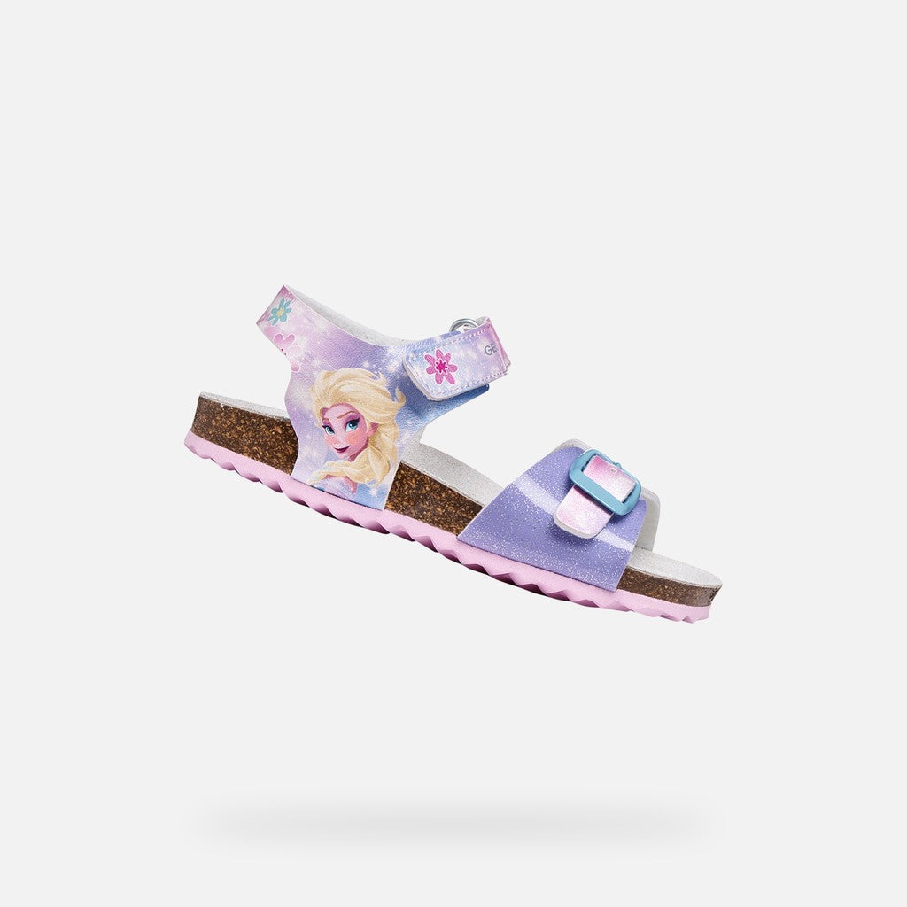 Geox sandale fete Adriel 24-32 Dark Lilac Frozen Elsa