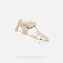 Geox sandale fete Barefoot Steppieup Baby 20-27 Beige