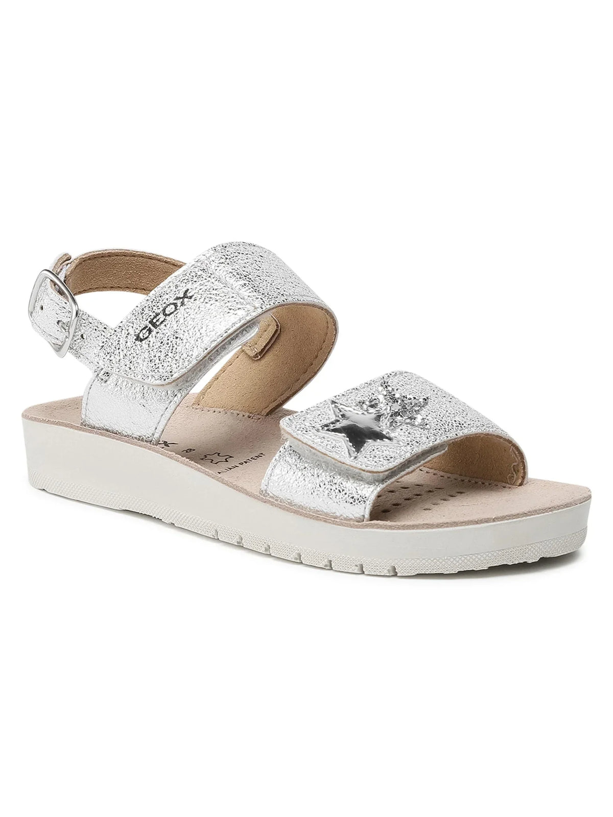 Geox sandale fete Costarei 26-34 Silver cu stelute