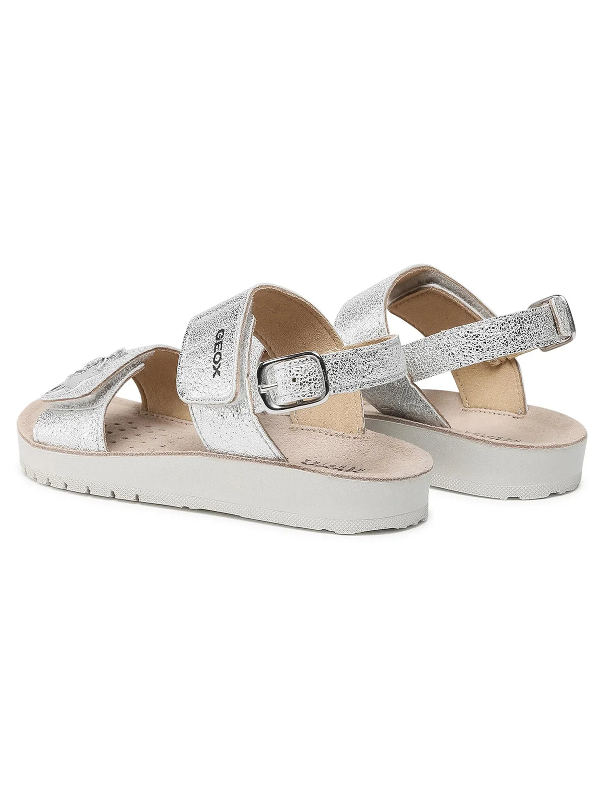 Geox sandale fete Costarei 26-34 Silver cu stelute