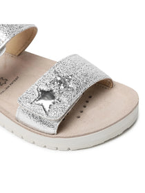 Geox sandale fete Costarei 26-34 Silver cu stelute